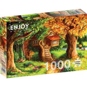 Puzzle Baumhaus Papier - 24 x 5 x 34 cm