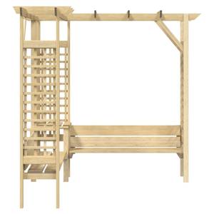 Eckpergola M627429 Grün - Holzwerkstoff - 190 x 200 x 190 cm