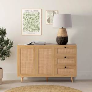 Sideboard Bella Braun - Holzwerkstoff - 120 x 76 x 38 cm