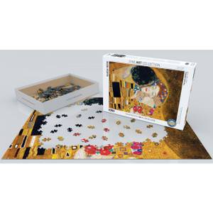 Puzzle Gustav Klimt Der Kuss Papier - 26 x 6 x 36 cm