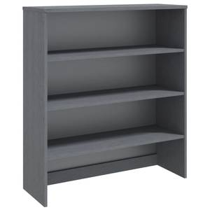 Highboard-Oberteil DE5341 Grau - Massivholz - 30 x 100 x 90 cm