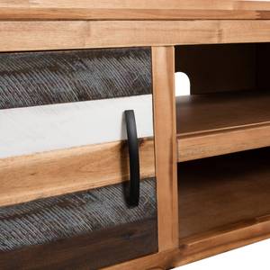 TV-Schrank 246044 Braun - Holzwerkstoff - Massivholz - Holzart/Dekor - 120 x 40 x 35 cm