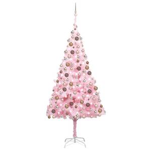 künstlicher Weihnachtsbaum 3009438-3 Gold - Pink - 120 x 210 x 120 cm