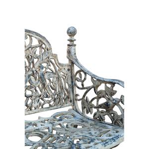 Banc de Jardin Art Nouveau Gris - 62 x 90 x 105 cm