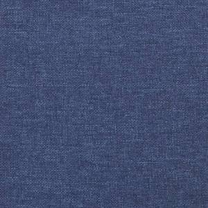 Cadre de lit 3016024-4 Noir - Bleu - Largeur : 180 cm