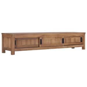 TV-Möbel 286276 Braun - Massivholz - Holzart/Dekor - 150 x 30 x 150 cm