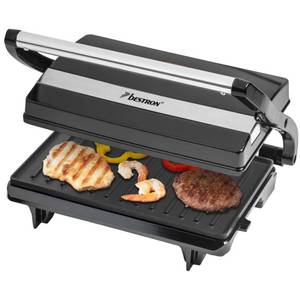 Panini-Grill Schwarz - Kunststoff - 24 x 9 x 27 cm