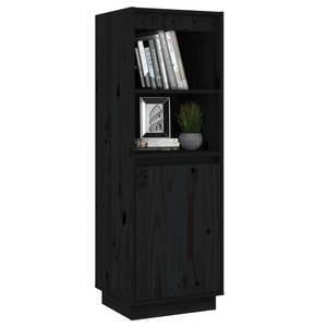 Highboard DE9243 Schwarz - Massivholz - 34 x 110 x 37 cm