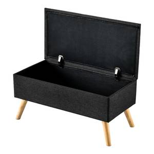 Banc de rangement Salford Noir