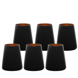 Becher Power 6er Set Schwarz - Bronze