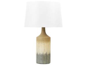 Lampe de table CALVAS Beige - Gris - Blanc - Céramique - 40 x 64 x 40 cm