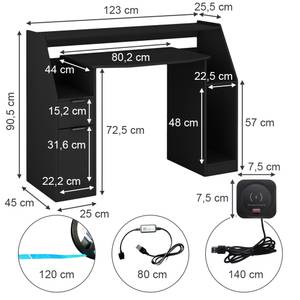 Gaming Tisch Tails 123 x 90 x 55 cm