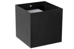 Wandleuchte EXETER Schwarz - Metall - 15 x 15 x 15 cm