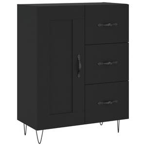 Highboard DE8414 Schwarz - Holzwerkstoff - 34 x 180 x 70 cm