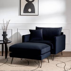 Fauteuil design Villabon Bleu marine