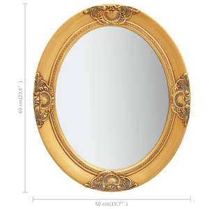 Miroir mural Doré - Largeur : 60 cm