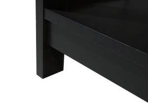 Table basse FOSTER Noir - Bois manufacturé - 100 x 45 x 55 cm