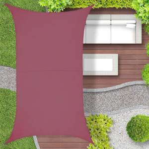 Voile d'ombrage rectangle bordeaux 300 x 400 cm