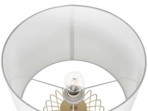 Lampe de table THOUET Doré - Blanc - Métal - 35 x 58 x 35 cm