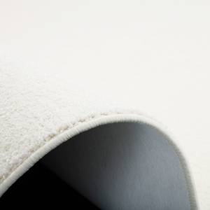 Hochflor Velours Teppich Luna Rund Weiß - 160 x 160 cm