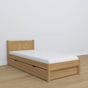 Einzelbett N02 mit Schublade Eiche - 120 x 190 cm