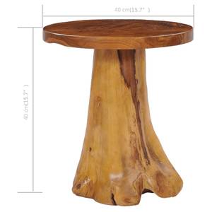 Couchtisch 281653 Braun - Massivholz - Holzart/Dekor - 40 x 40 x 40 cm