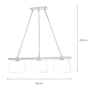 Lustre suspension BEVERELY Marron - Bois manufacturé - 90 x 89 x 90 cm