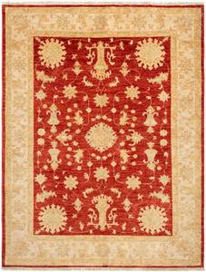 Tapis Kaizar XLVI Rouge - Textile - 150 x 1 x 197 cm