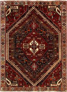 Tapis Ghashghai VII Rouge - Textile - 144 x 1 x 201 cm