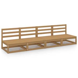 Gartensofa (4-teilig) 3009883-1 Dunkelbraun