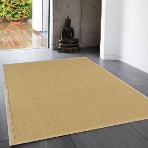 Tapis en jute beige 200 x 300 cm KAMBERLI 