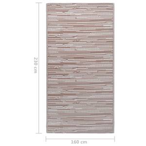 Tapis d'extérieur 3006547-5 Marron - 230 x 160 cm