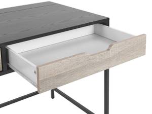 Schreibtisch JENA Schwarz - Braun - Holzwerkstoff - 120 x 75 x 60 cm