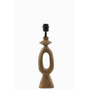 Pied de lampe Django Beige - Bois manufacturé - 9 x 45 x 11 cm