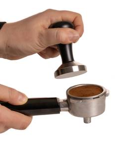 Kaffeestampfer Coffee Barista Silber - Kunststoff - 2 x 9 x 6 cm