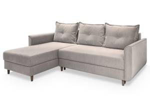 Ecksofa PISAN L-S Beige - Ecke davorstehend links