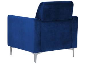 Fauteuil FENES Bleu - Bleu marine - Argenté