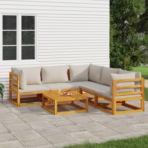 Garten-Lounge-Set 3028504-17 (6-teilig) Grau - Hellgrau