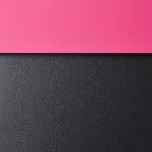 Pinke Kindertafel für Kreide Schwarz - Braun - Pink - Holzwerkstoff - 48 x 49 x 36 cm