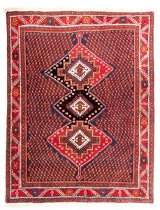 Hamadan - 205x164cm Rot - Naturfaser - 164 x 1 x 205 cm