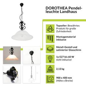 Lampe à suspension DOROTHEA 24 x 40 cm