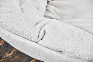 Fauteuil relax AVON Tissu Blanc crème