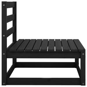 Ensemble de meubles de jardin Noir - Bois massif - Bois/Imitation - 70 x 67 x 70 cm