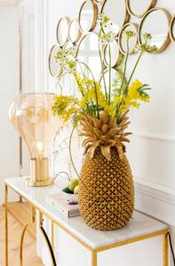 Deko Vase Pineapple Gold - Kunststoff - 25 x 50 x 25 cm