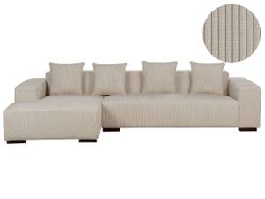 Ecksofa LUNGO Beige - Naturfaser - 285 x 62 x 160 cm