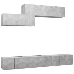 TV-Schrank 6er Set D429 Grau - Holzwerkstoff - 30 x 30 x 60 cm