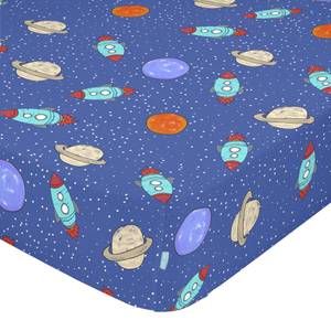 Space rocket Drap-housse Textile - 4 x 90 x 200 cm