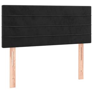 Boxspringbett 3017290-15 Schwarz - Holzwerkstoff - Massivholz - Holzart/Dekor