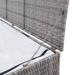 Garten-Aufbewahrungsbox 3001195 Grau - Metall - Kunststoff - Polyrattan - 50 x 60 x 120 cm