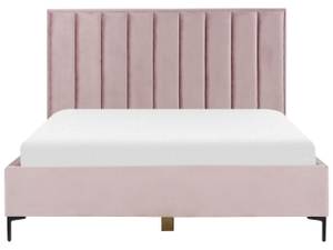 Doppelbett SEZANNE Schwarz - Pink - Breite: 190 cm